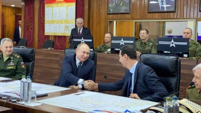 Путин посети изненадващо Асад в Дамаск
