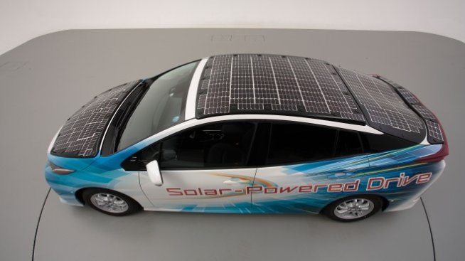 Prius може да се зарежда от слънцето
