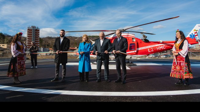 България вече разполага с 18 болнични вертолетни летища