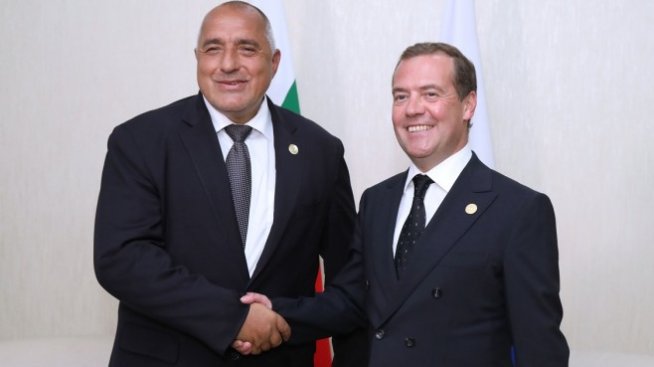 Борисов и Медведев обсъдиха АЕЦ "Белене" и газов хъб „Балкан“