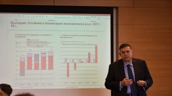 Пикът на икономическия растеж в България ще е догодина, очаква икономист