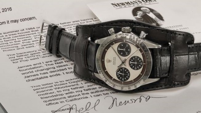 Rolex Daytona на Пол Нюман бе продаден на търг за 18 млн. долара