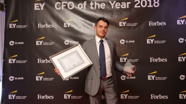 Финансовият директор на VP Brands International бе отличен от EY Bulgaria