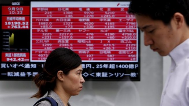 Повечето борси в Азия реагира негативно на буксуването в търговския конфликт