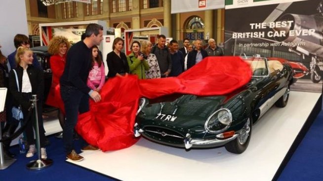 Jaguar E-TYPE e най-добрият британски автомобил на всички времена