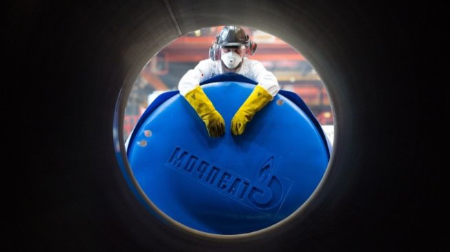 &bdquo;Газпром&ldquo; e увеличила натоварването по &bdquo;Турски поток&ldquo; над два пъти за година