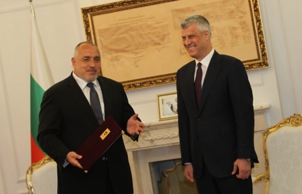 
	Срещата на българския премиер Бойко Борисов и президента на Косово Хашим Тачи.&nbsp;Снимка: Олег Попов, Investor Media Group

