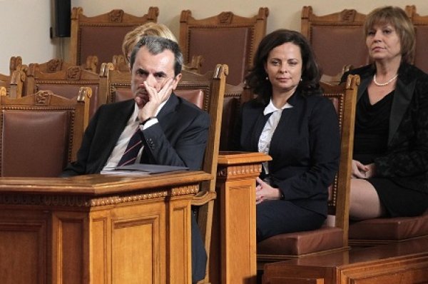 
	Орешарски по време на дебатите на един от вотовете на недоверие към неговото правителство. Снимка: БТА
