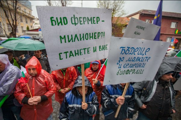 
	Биопроизводители протестираха в София.&nbsp;Снимка: Димитър Кьосемарлиев, Investor Media Group

