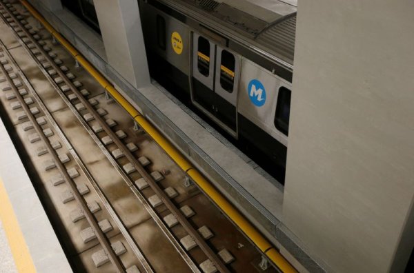 
	Една от новите метростанции в Рио де Жанейро.

	Снимка: Ройтерс
