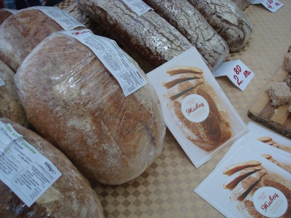 
	Продукти на пекарна &bdquo;Живец&ldquo;, създадена през 2014 година и специализирана в производството на квасен хляб. Снимка: bioferma.org
