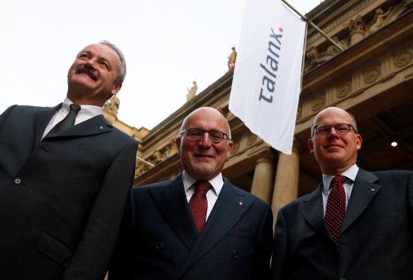 
	На 7-о място се класира Talanx &ndash; един от най-големите германски застрахователи. Talanx включва застрахователя Ergo и Victoria. За своето IPO Talanx получи капитал в размер на 517 милиона евро. &nbsp;

	Снимка: Ройтерс
