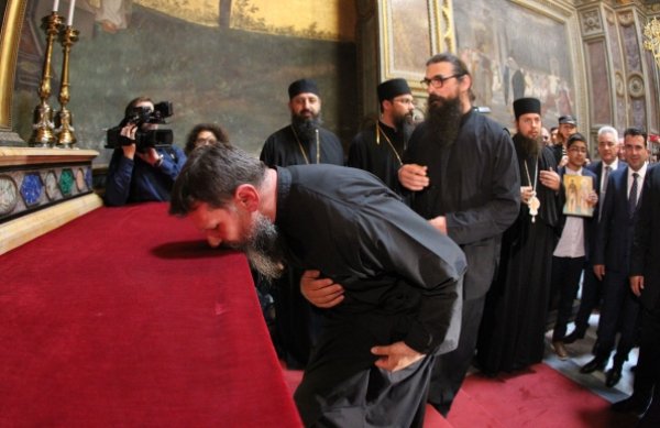 
	В поклонението пред гроба на Св. Кирил в Рим на 24 май 2018 г. участваха премиерът Бойко Борисов и македонският му колега Зоран Заев.&nbsp;Снимка: Олег Попов, Investor Media Group
