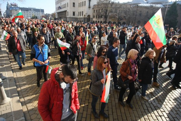 
	Протестът в София. Снимка: Димитър Кьосемарлиев, Investor.bg Media Group
