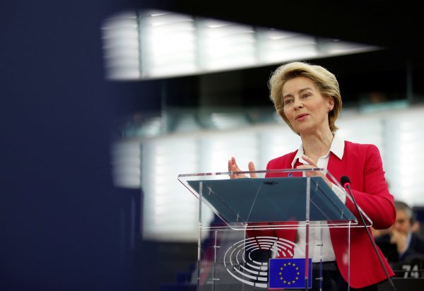 
	Председател на Европейската комисия Урсула фон дер Лайен на четвърто място е следващата в списъка на най-влиятелните дами.&nbsp;

	&nbsp;
