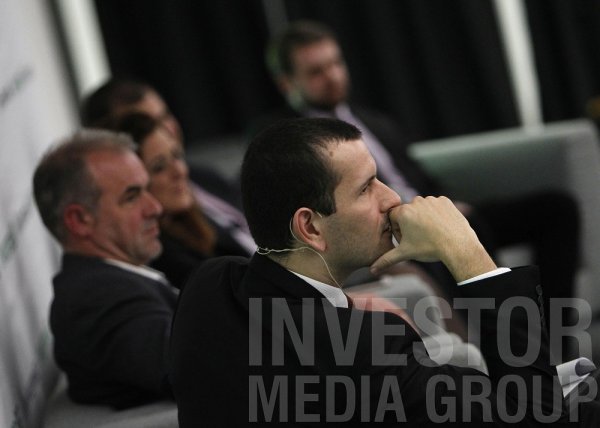 
	Иван Нончев, водещ на Бизнес старт, Bloomberg TV Bulgaria и модератор на дискусията. Снимка: Олег Попов, Investor Media Group
