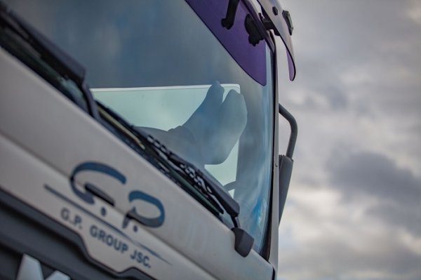 
	Строителни фирми на протест в София. Снимка: Димитър Кьосемарлиев, Investor Media Group&nbsp;
