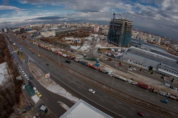 
	Строителни фирми на протест в София. Снимка: Димитър Кьосемарлиев, Investor Media Group&nbsp;
