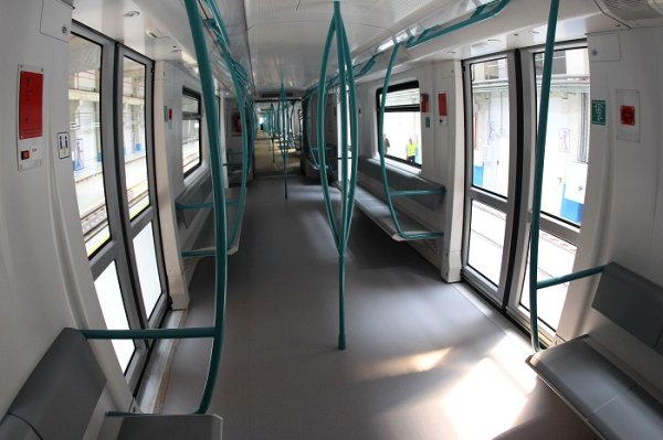 
	В София пристигна първият влак на Метрполитена, който ще се движи по третата линия на метрото.&nbsp;Снимка: Олег Попов, Investor Media Group
