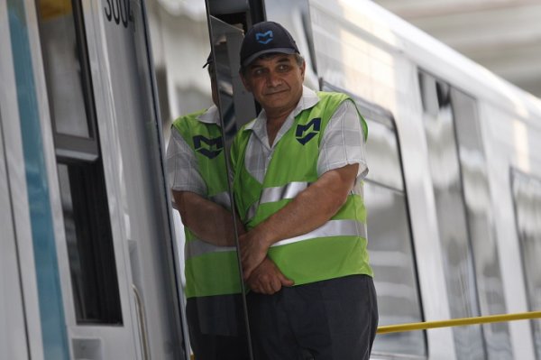 
	В София пристигна първият влак на Метрполитена, който ще се движи по третата линия на метрото.&nbsp;Снимка: Олег Попов, Investor Media Group
