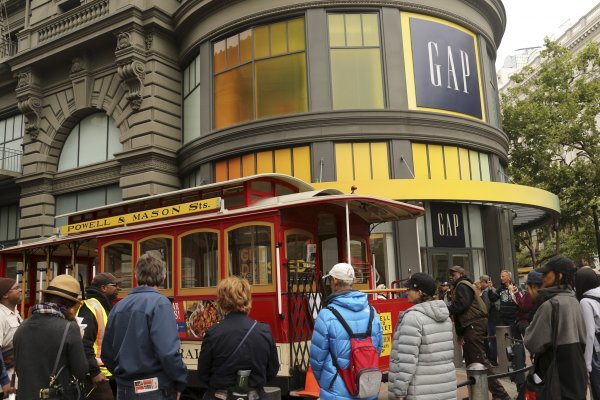 
	Приблизителната пазарна капитализация на The Gap.&nbsp;
