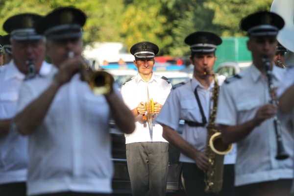 
	Президентът Румен Радев присъства в София на отбелязването на националния празник на пожарникарите в ГД &bdquo;Пожарна безопасност и защита на населението&rdquo;. Снимка: Димитър Кьосемарлиев, Investor Media Group
