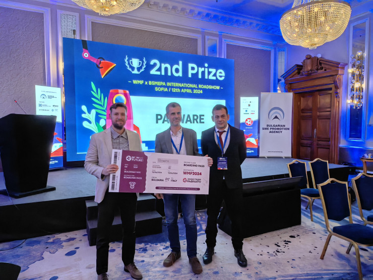 Paywere, компанията грабнала второто отличие. Снимка: ИАНМСП