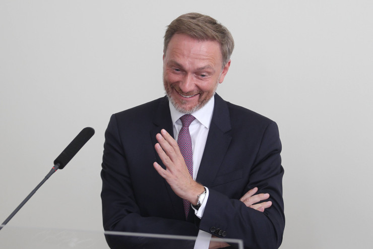Министърът на финансите на Германия Кристиян Линднер. Снимка: Димитър Кьосемарлиев, Investor Media Group