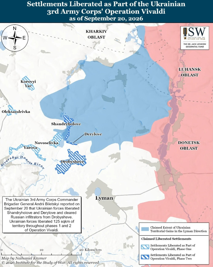 Източник: Институт за изучаване на войната (ISW)