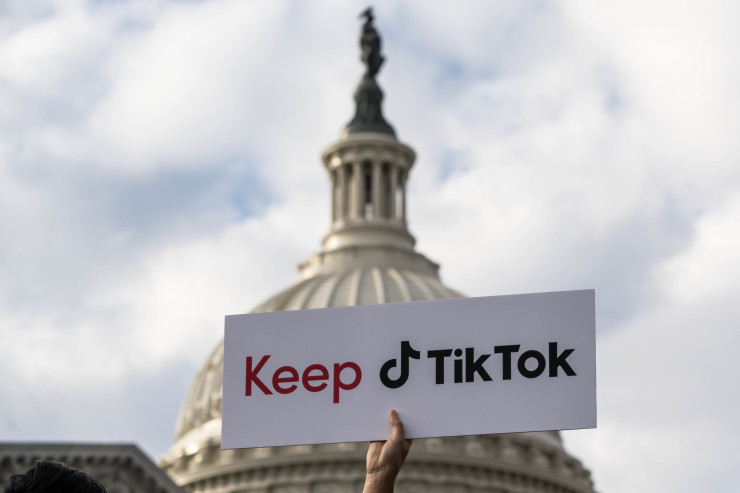 Някои политици признават в разговори, че се страхуват от обществените последици от забраната на TikTok. Снимка: Bloomberg