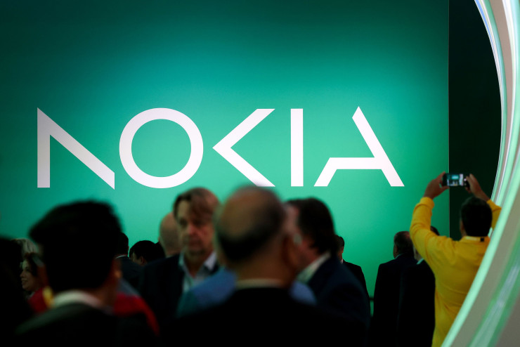 Новото лого на Nokia. Снимка: Angel Garcia/Bloomberg