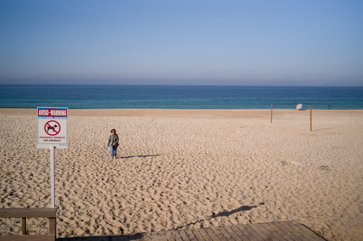 Плажът в Мелидеш, една от последните почти недокоснати ивици от атлантическото крайбрежие на Португалия. Снимка: Goncalo Fonseca/Bloomberg