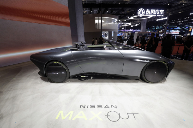 Футуристичният модел на Nissan Max-Out. Снимка: Bloomberg L.P.