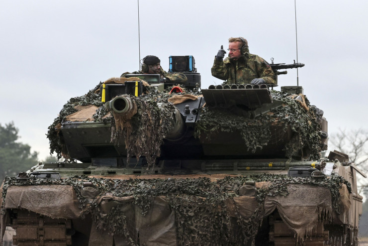 Германски танкове Leopard 2. Снимка: Bloomberg