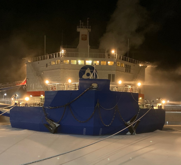 Плаващата АЕЦ "Адмирал Ломоносов". Снимка: Росатом