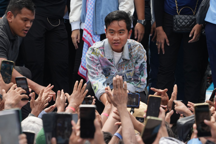 Синът на президента на Индонезия Джоко Уидодо, Джибран Ракабуминг. Снимка: Bloomberg L.P.