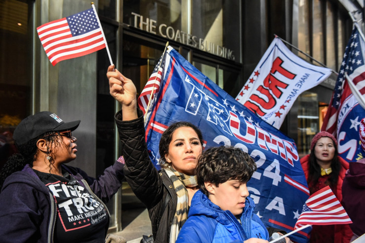 Доналд Тръмп все още може да разчита на много свои поддръжници. Снимка: Bloomberg