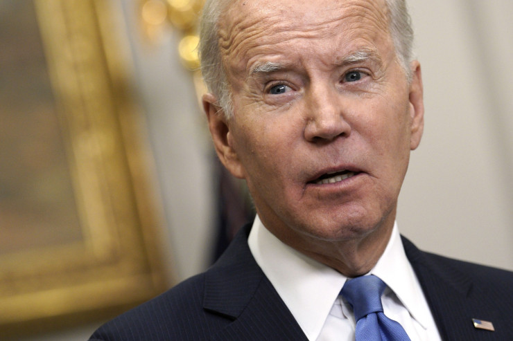 Президентът на САЩ Джо Байдън говори в зала „Рузвелт" на Белия дом във Вашингтон, САЩ, в петък, 30 септември 2022 г. Снимка: Yuri Gripas/Abaca/Bloomberg