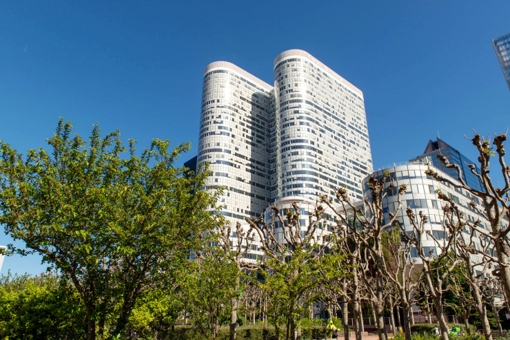 Amundi е собственик на проекта Coeur Defense в Париж. Снимка: Zula Rabikowska/Bloomberg