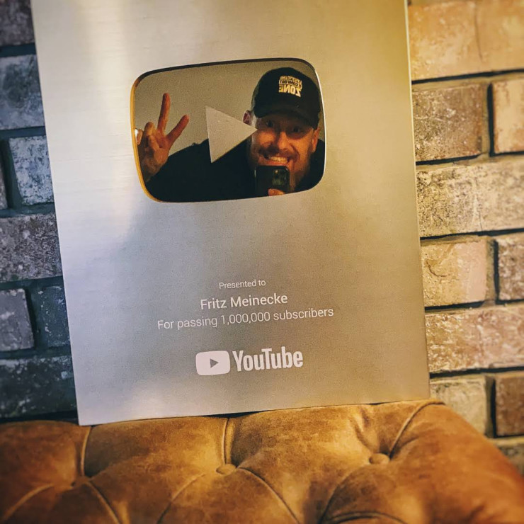 Фриц Майнеке мина границата от 1 млн. последователи в YouTube още преди две години. Снимка: youtube.com/c/FritzMeinecke