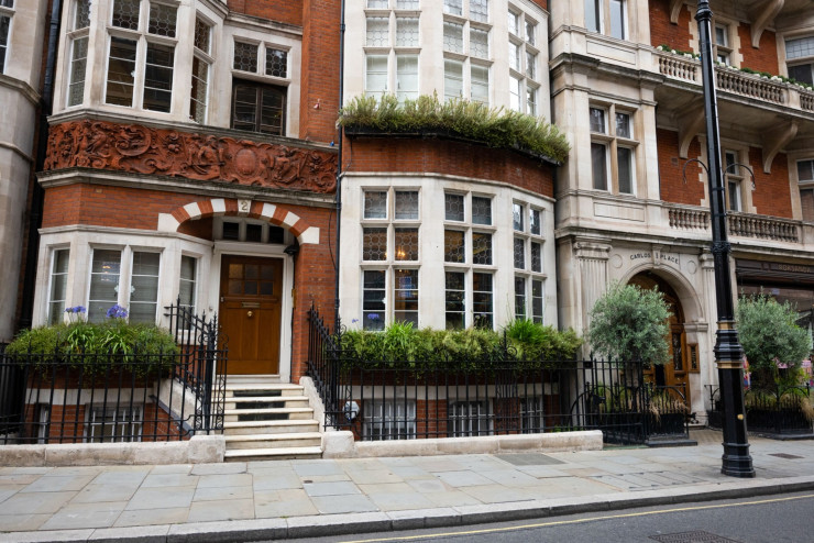 Сградата, в която се намира централата на Aggregate Holdings в Лондон. Снимка: Bloomberg LP