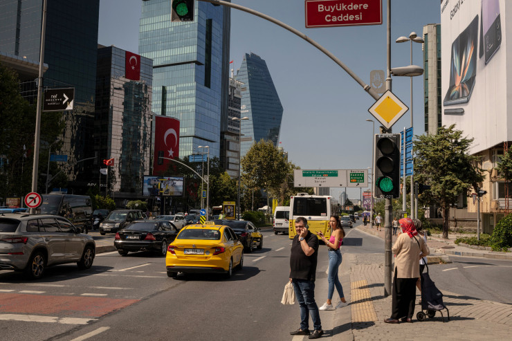 Високи офис сгради в Истанбул. Снимка: Nicole Tung/Bloomberg