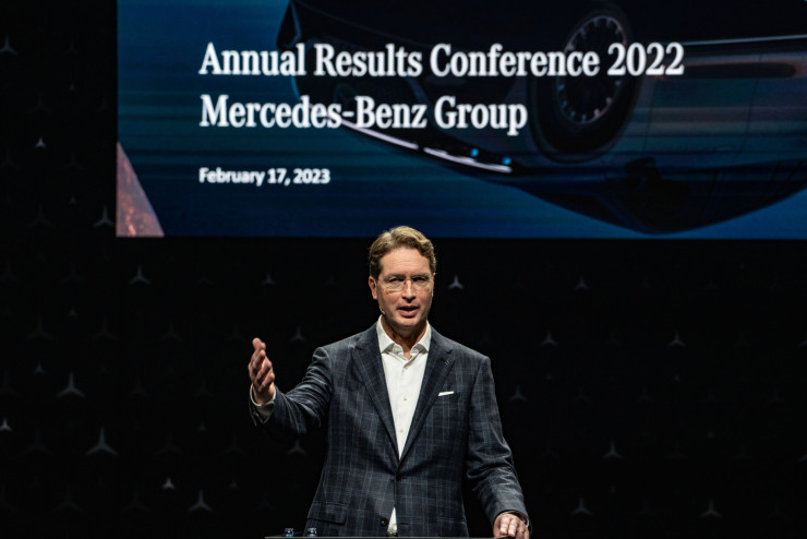 Ола Калениус, главен изпълнителен директор на Mercedes. Снимка: Ben Kilb/Bloomberg