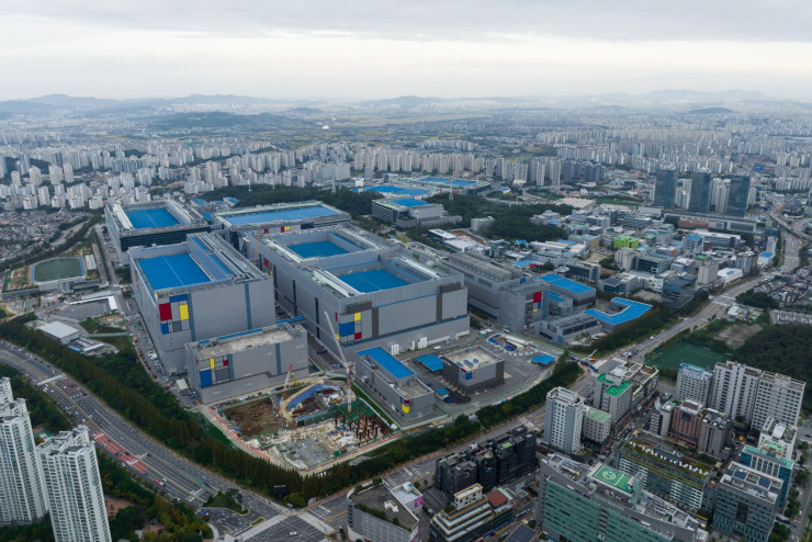 Завод на Samsung Electronics в Южна Корея. Снимка: Bloomberg L.P.