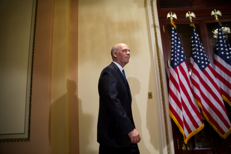 Представителят на републиканците от Монтана Грег Джанфорте. Снимка: Eric Thayer/Bloomberg