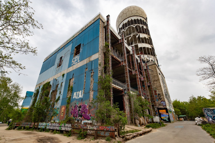 Teufelsberg в Берлин. Снимка: EPA/БГНЕС
