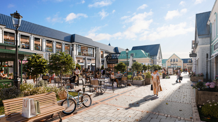 Outlet Village Sofia. Визуализация: Trinity Capital