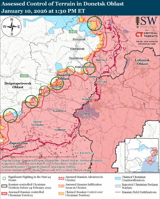 Източник: Институт за изучаване на войната (ISW)