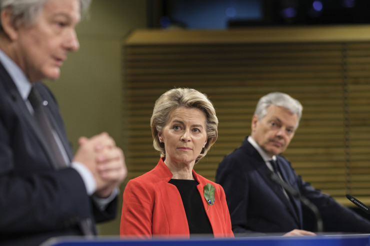 Председателят на Европейската комисия Урсула фон дер Лайен. Снимка: Bloomberg L.P.