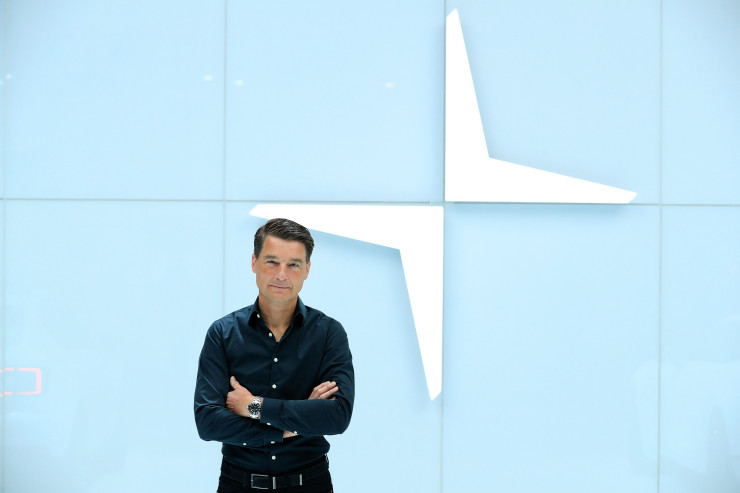 Главният изпълнителен директор на Polestar Томас Ингенлат. Снимка: Krisztian Bocsi/Bloomberg